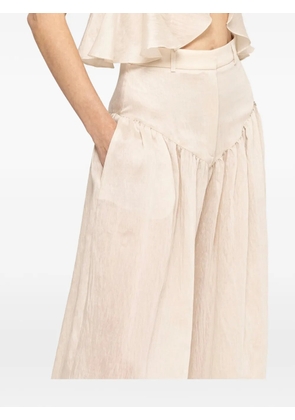 NISSA balloon fit trousers - Neutrals
