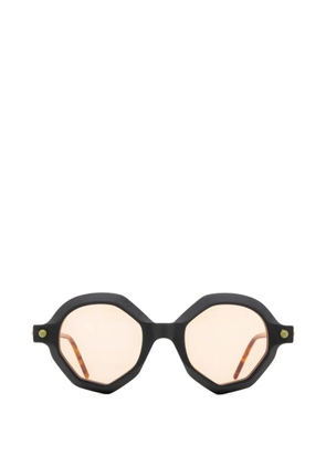 Kuboraum geometric-frame sunglasses - Black