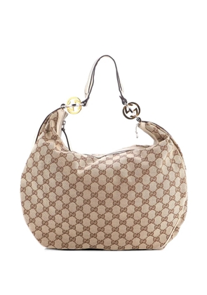 Gucci Pre-Owned Twins GG Canvas Large hobo bag - Brown