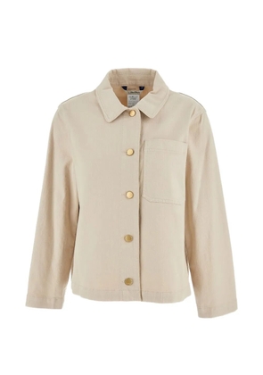 'S Max Mara button pocket cotton jacket - Neutrals