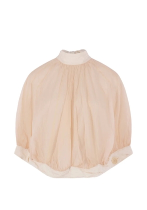 Comme des Garçons TAO bow-detail blouse - Neutrals