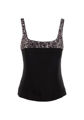 Genny embellished top - Black