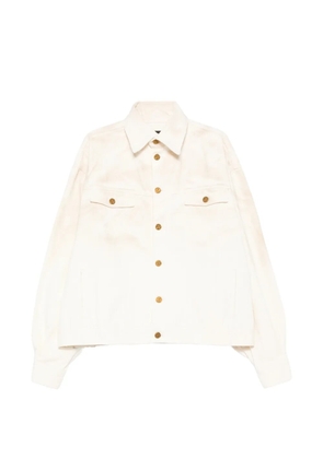 Willy Chavarria oversized denim jacket - Neutrals