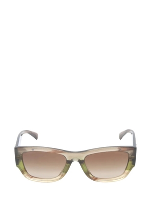 CHANEL Pre-Owned 1980s round sunglasses - Neutrals