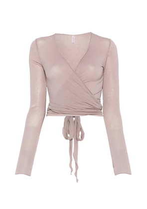 Daniele Fiesoli wrap-tie cardigan - Pink