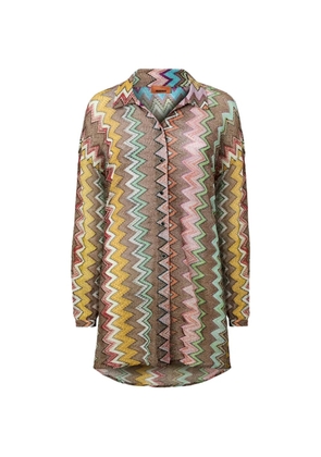 Missoni zig-zag patterned blouse - Neutrals