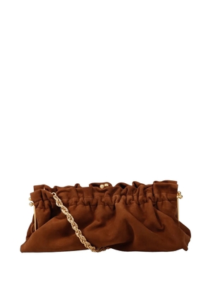 amato daniele big Raviolo clutch bag - Brown