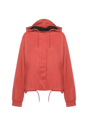 Rains hooded drawstring jacket - Red