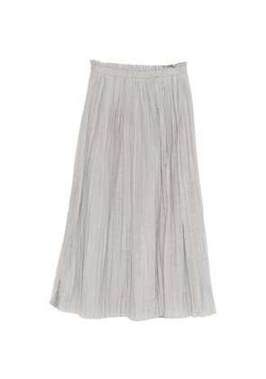 Daniele Fiesoli pleated midi skirt - Grey