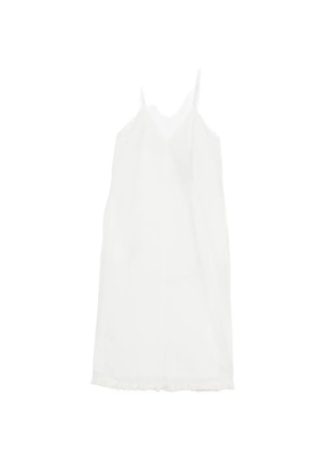 OCCLEUS Joy strap ruffled midi dress - White