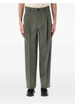Obey Dean pleated trousers - Green