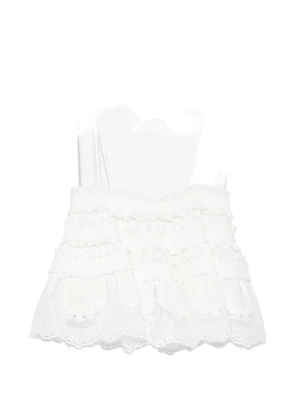 ZIMMERMANN Alchemy ruffled-lace top - Neutrals