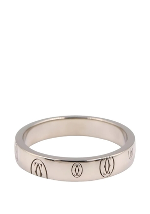 Cartier 2010 Happy Birthday engraved ring - Silver