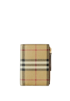 Burberry Vintage Check-pattern bi-fold wallet - Neutrals