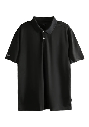 Malbon Golf logo-print polo shirt - Black