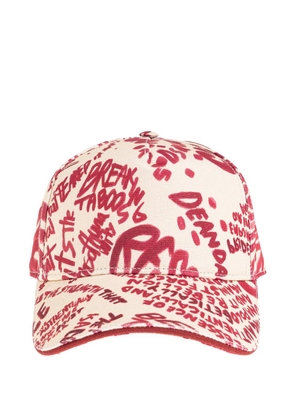 DSQUARED2 text-print baseball cap - Neutrals