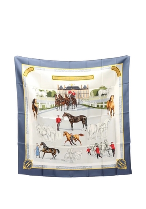 Hermès Pre-Owned 2000s Les Haras Nationaux scarf - Neutrals