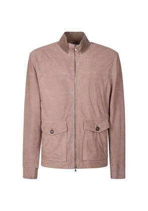 Barba buttoned pocket jacket - Neutrals