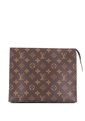 Louis Vuitton Pre-Owned Toiletry Pouch Monogram Canvas 26 clutch bag - Brown