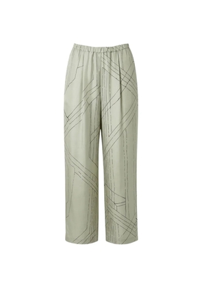 Alysi patterned trousers - Green