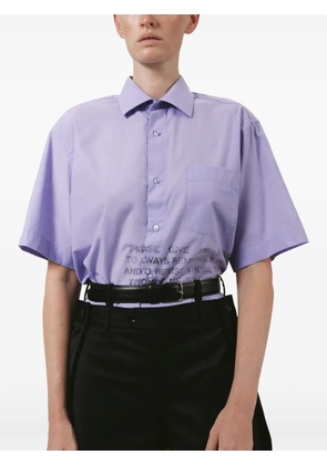 BETTTER printed short-sleeved shirt - Purple