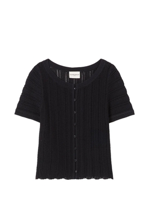 Claudie Pierlot buttoned knit cardigan - Blue
