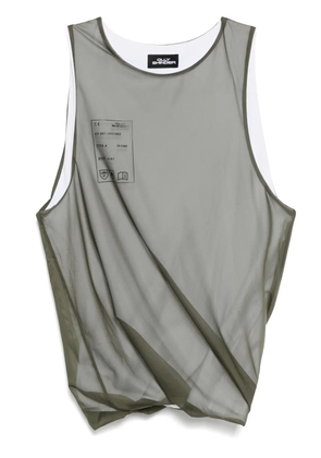 Olly Shinder twisted tank - Green