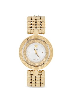 Versace round-face 32mm watch - White