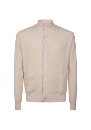 Ballantyne long-sleeve cardigan - Neutrals