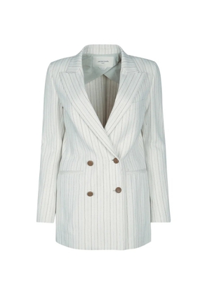 Jacob Cohën double-breasted striped jacket - Neutrals