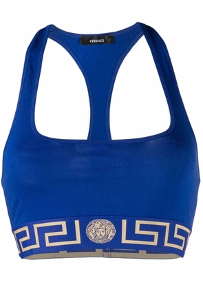 Versace Greca Border bralette - Blue