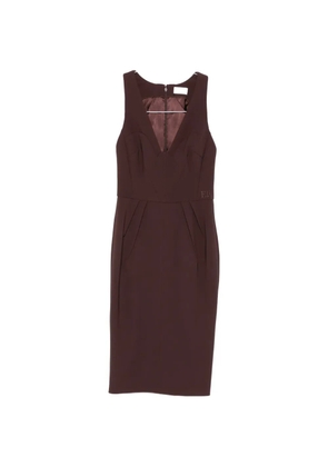 Elisabetta Franchi V-neck midi dress - Brown