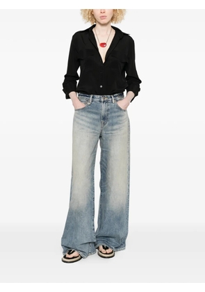 Mazzarelli patch-pocket shirt - Black