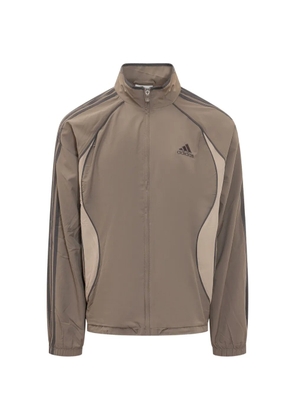 adidas logo-detail jacket - Brown
