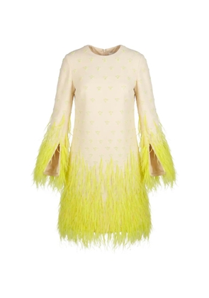 Valentino Garavani round-neck mini dress - Neutrals