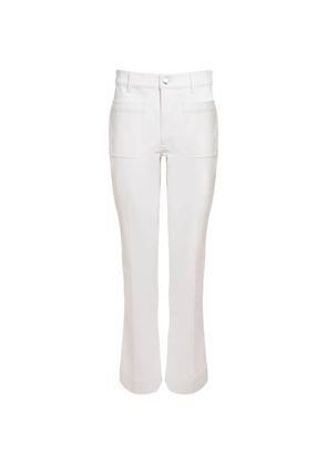 Tanya Taylor Nicole cropped jeans - White