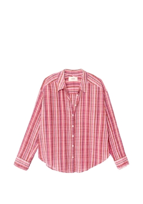 Xirena plaid button-down shirt - Pink