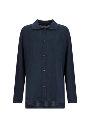 'S Max Mara collared buttoned cardigan - Blue