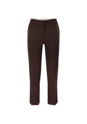 Elisabetta Franchi straight-leg trousers - Brown