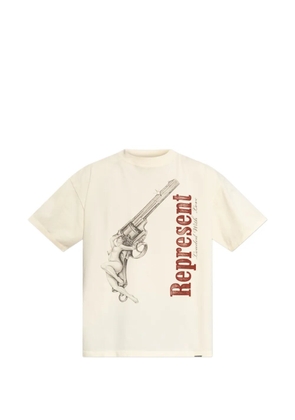 Represent print T-shirt - Neutrals