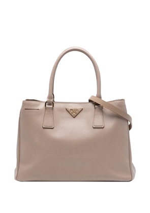 Prada Pre-Owned 2000-2025 Medium Saffiano Lux Galleria satchel - Neutrals