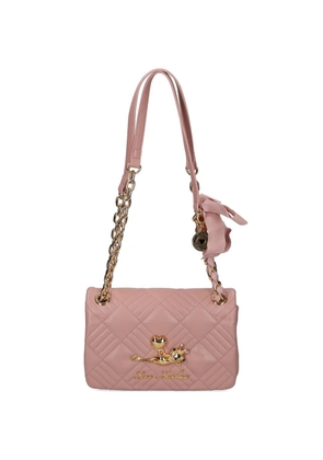 Love Moschino quilted chain-strap cross body bag - Pink