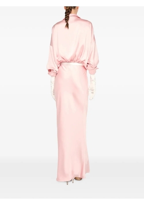 Norma Kamali Obie bias maxi skirt - Pink