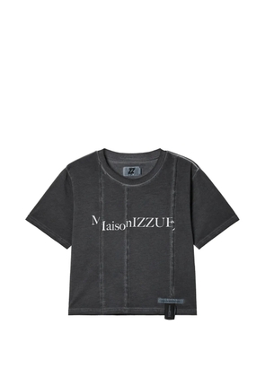 izzue crew-neck T-shirt - Grey