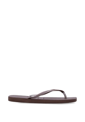 Havaianas Slim Square textured flip-flops - Brown