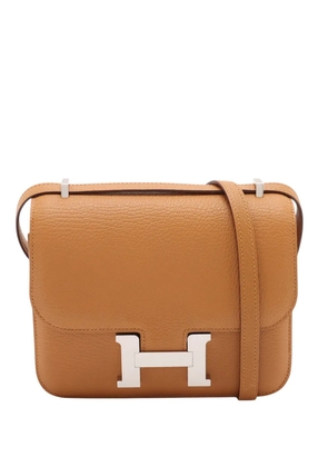 Hermès Pre-Owned 2025 Mini Chevre Mysore Constance 18 crossbody bag - Brown