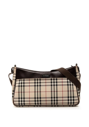 Burberry Pre-Owned 2000-2017 House Check Canvas crossbody bag - Neutrals