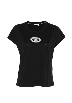 LIU JO embellished round-neck T-shirt - Black