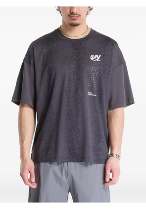 On Volt-T patterned crew-neck T-shirt - Grey