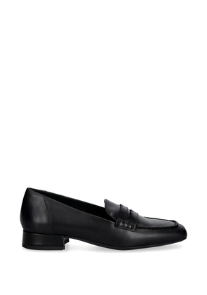 VAGABOND square toe penny loafers - Black
